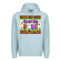 Blue Mist Spooky Babe Premium Hoodie - Artiststas