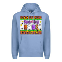 Colony Blue Spooky Babe Premium Hoodie - Artiststas