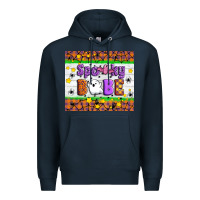 Navy Spooky Babe Premium Hoodie - Artiststas