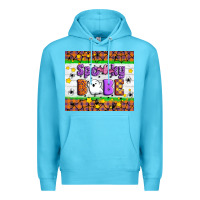 Ocean Blue Spooky Babe Premium Hoodie - Artiststas