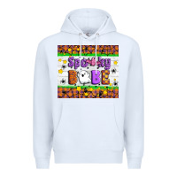 White Spooky Babe Premium Hoodie - Artiststas