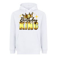 White birthday king Heavyweight Hoodie - RanaPortraitStore