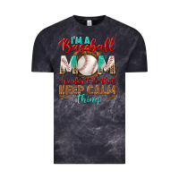 Cloud Black i'm a baseball mom we don't do that Vintage Tee - BundleAndBundleShop