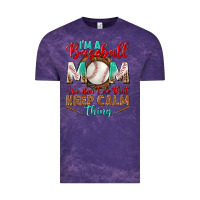 Cloud Purple i'm a baseball mom we don't do that Vintage Tee - BundleAndBundleShop