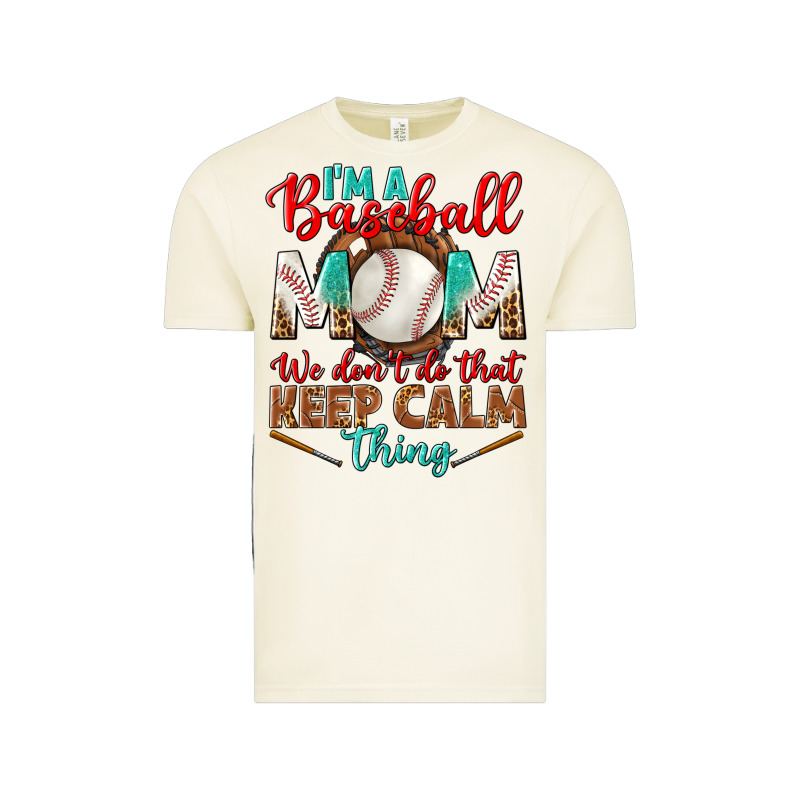I'm A Baseball Mom We Don't Do That Vintage Tee by BundleAndBundleShop | Teevron