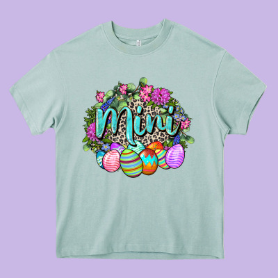 Easter Mini Happy Easter Day Heavy Core Tee Designed By Cowgirlartshop