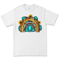 White western gemstones sunflowers rainbow Premium Tee - OliviaCreatesArt