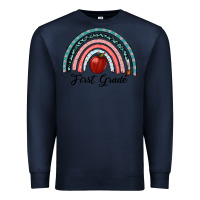 Navy first grade rainbow Premium Sweatshirt - RanaPortraitStore