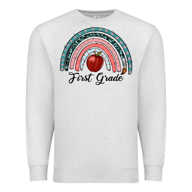 First Grade Rainbow Premium Sweatshirt by RanaPortraitStore | Teevron