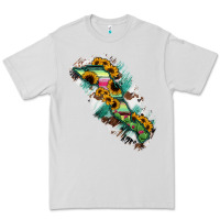 Dove Grey Baja California Sur State Of Mexico Map Premium Tee - RanaPortraitStore