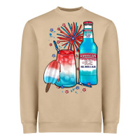 Mushroom th of july drinks, american ice Heavyweight Sweatshirt - JahusDesignShop