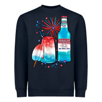Navy th of july drinks, american ice Heavyweight Sweatshirt - JahusDesignShop