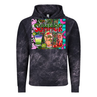 Cloud Black summer time Vintage Hoodie - CowhideDigitalArt