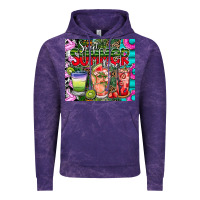 Cloud Purple summer time Vintage Hoodie - CowhideDigitalArt