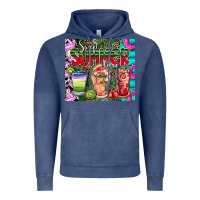 Vintage Denim summer time Vintage Hoodie - CowhideDigitalArt