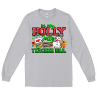 Moon Dust In My Holly Jolly Teacher Era Long Sleeve Tee - CowhideDigitalArt