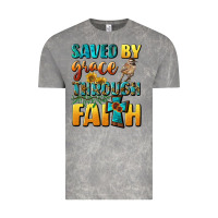 Cloud Rock saved by grace through faith Vintage Tee - BundleAndBundleShop