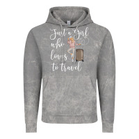Cloud Rock just a girl who loves to travel traveling women nomad t shirt Vintage Hoodie - baoMotion