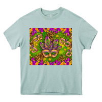 Arona Mardi Gras masks and coins tumbler Heavy Core Tee - HowdyJamesFarm