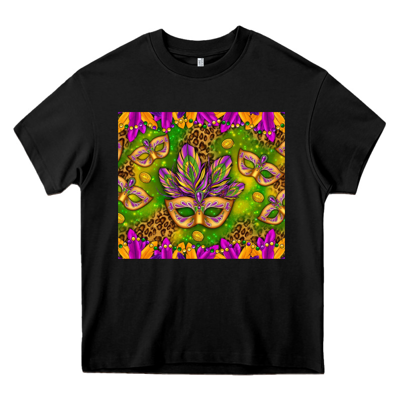 Mardi Gras Masks And Coins Tumbler Heavy Core Tee by HowdyJamesFarm | Teevron