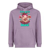 Lavender bless your heart pig Heavyweight Hoodie - RanaPortraitStore