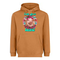Meerkat bless your heart pig Heavyweight Hoodie - RanaPortraitStore