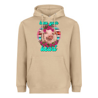 Mushroom bless your heart pig Heavyweight Hoodie - RanaPortraitStore