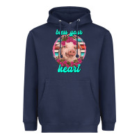 Navy bless your heart pig Heavyweight Hoodie - RanaPortraitStore