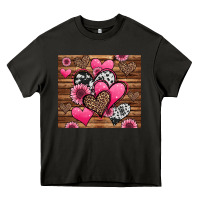 Asphalt valentines day western hearts and sunflowers Heavy Core Tee - Jasminsmagicworld