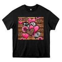Black valentines day western hearts and sunflowers Heavy Core Tee - Jasminsmagicworld