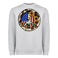Peace Sign Heavyweight Sweatshirt | Teevron