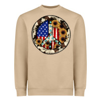 Mushroom Peace sign Heavyweight Sweatshirt - JahusDesignShop
