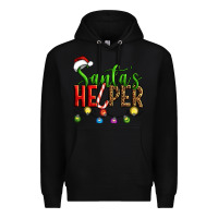 Black santa's helper christmas Premium Hoodie - Artiststas