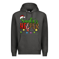 Charcoal Heather santa's helper christmas Premium Hoodie - Artiststas