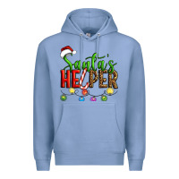 Colony Blue santa's helper christmas Premium Hoodie - Artiststas