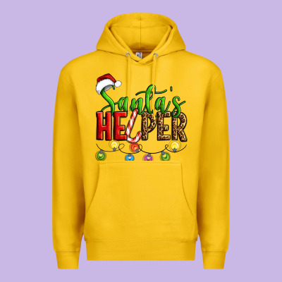 Santa's Helper Christmas Premium Hoodie Designed By Artiststas