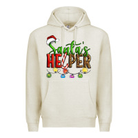 Oatmeal Heather santa's helper christmas Premium Hoodie - Artiststas