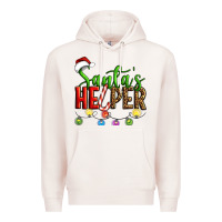 Pale Pink santa's helper christmas Premium Hoodie - Artiststas