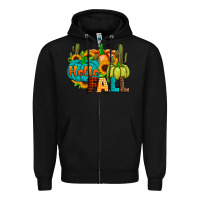 Black hello fall Zipper Hoodie - JahusDesignShop