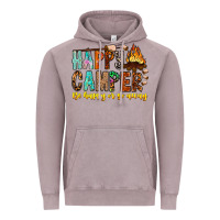 Vintage Zinc Happy Camper Be Happy Or Go Away Vintage Hoodie - CowhideDigitalArt