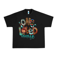 Black One Loved Nurse Urban Heavy Tee - FaDigitalArtStudio