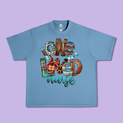One Loved Nurse Urban Heavy Tee Designed By Fadigitalartstudio