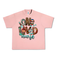 Salmon One Loved Nurse Urban Heavy Tee - FaDigitalArtStudio