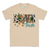 Mushroom love texas map sunflower cactus cowhide leopard Classic Tee - Artiststas