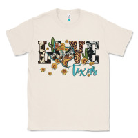 Natural love texas map sunflower cactus cowhide leopard Classic Tee - Artiststas