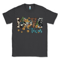 Smoke love texas map sunflower cactus cowhide leopard Classic Tee - Artiststas
