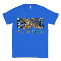 True Royal love texas map sunflower cactus cowhide leopard Classic Tee - Artiststas