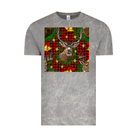 Cloud Rock christmas deer and bell seamless pattern Vintage Tee - BundleAndBundleShop