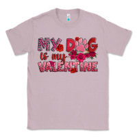 Lilac my dog is my valentine Classic Tee - OliviaCreatesArt