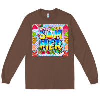 Chestnut Sweet Summer Time Long Sleeve Tee - CowhideDigitalArt